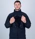Куртка Soft Shell Andre ПОЛИЦИЯ съемный капюшон мужская, ТЕМНО СИНЯЯ S 223-1 фото 5