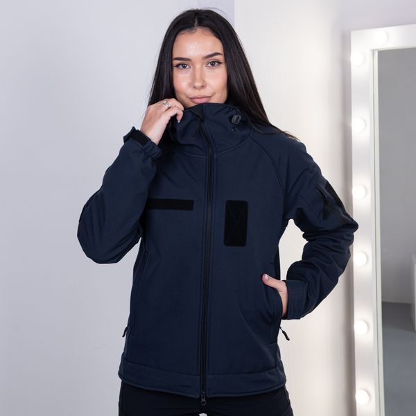 Куртка Soft Shell ДСНС УЗ жіноча, темно синя XS 8-2 фото