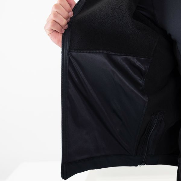 Костюм Soft Shell Striker стрейч флис ПОЛИЦИЯ мужской, черный 29 фото