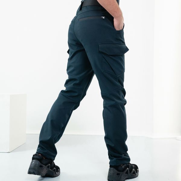 Штаны Soft Shell Striker стрейч флис ГСЧС УЗ ЗИМА мужские, темно синие XS 30-1 фото