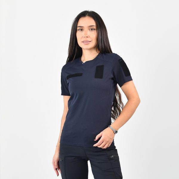 Футболка Трикотаж HeiQ ДСНС жіноча Model 22, темно синя 2XS 236-1 фото