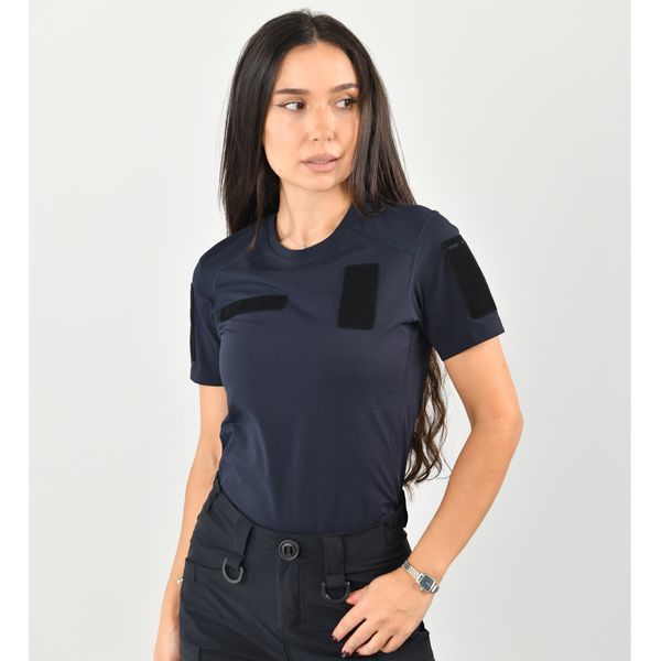 Футболка Трикотаж HeiQ ДСНС жіноча Model 22, темно синя 2XS 236-1 фото