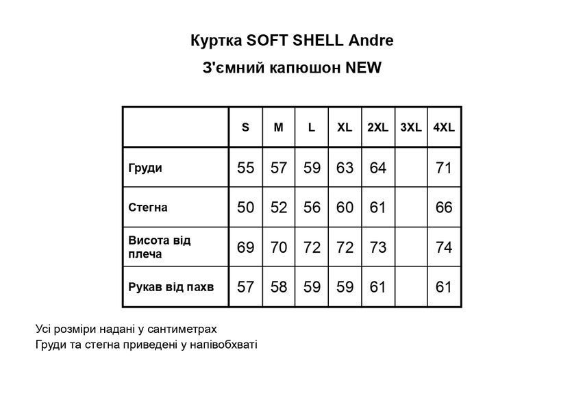 Куртка Soft Shell Andre ДСНС з'ємний капюшон чоловіча, ТЕМНО СИНЯ S 227-1 фото