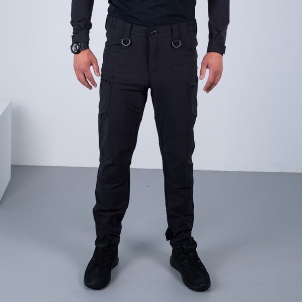 Костюм ПОЛИЦИЯ убакс и штаны ЛЕТО стрейч мужской Model 11, черный 206 фото