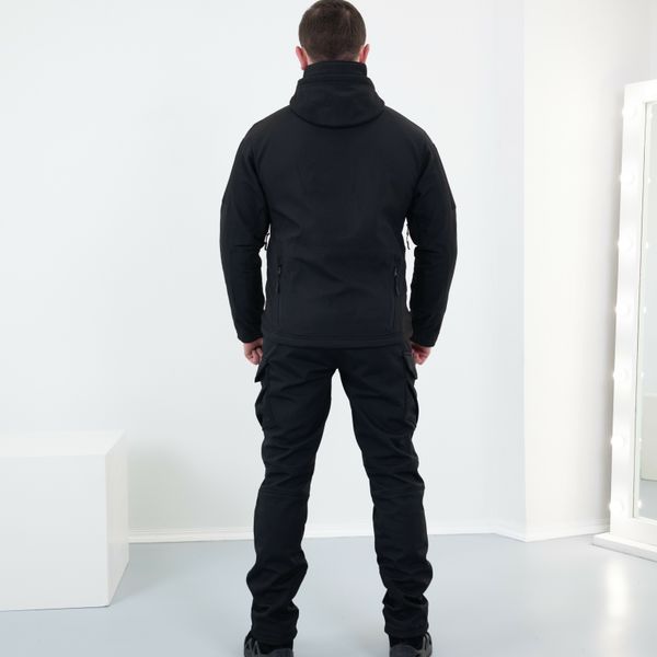 Тактический костюм Soft Shell Esdy, черный 20 фото