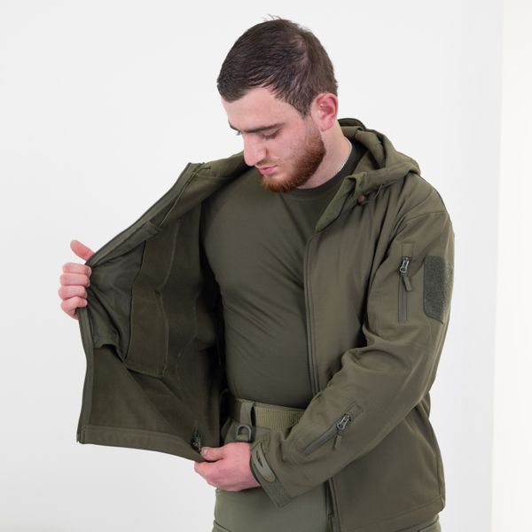 Тактичний костюм Soft Shell Silver Knight, олива 21 фото