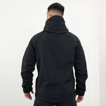Куртка Soft Shell Andre поліція, чорна з відсіком під зброю XS 2180715045-1 фото