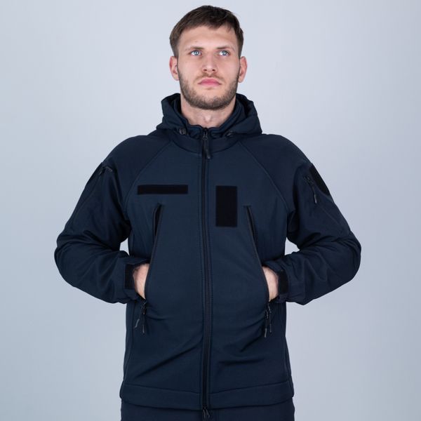 Костюм Soft Shell Andre стрейч фліс ДСНС чоловічий, ТЕМНО СИНІЙ 228 фото
