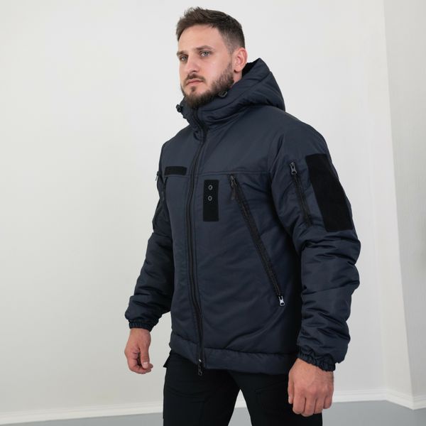 Куртка зимняя бушлат полиция ДСНС мужская, синяя 2XL - 56/54 1815432247-3 фото