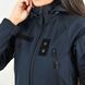 Куртка Soft Shell Andre ПОЛІЦІЯ, відсік під зброю, з'ємний капюшон, жіноча, ТЕМНО СИНЯ 2XS 225-01 фото 9