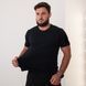 Футболка Трикотаж HeiQ терморегуляція чоловіча, чорна S 104-1 фото 1