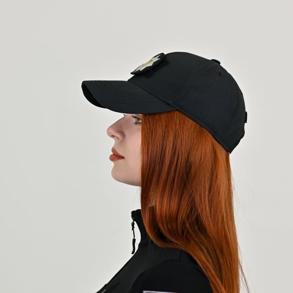 Бейсболка тактическая Police РИП-СТОП, черная / З кокардой 2130020383 фото