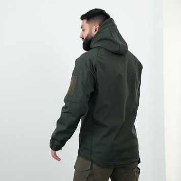 Куртка Soft Shell НГУ, олива L 1818772584 фото