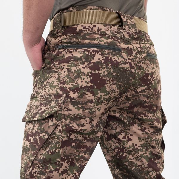 Штаны Soft Shell стрейч флис НГУ ЗИМА мужские, хищник M 25-2 фото