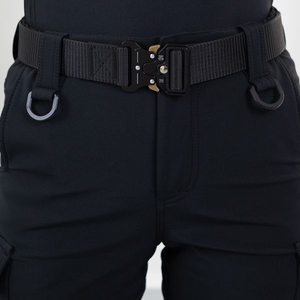 Штани Soft Shell Striker стрейч фліс ПОЛІЦІЯ ЗИМА жіночі, чорні 2XS 13-2 фото