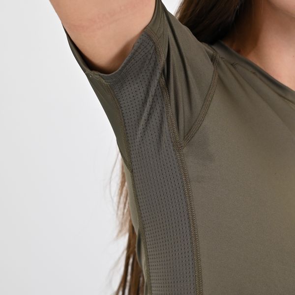 Футболка Jersey терморегуляція жіноча, олива S 2273973306 фото