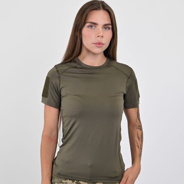 Футболка Jersey терморегуляція жіноча, олива S 2273973306 фото