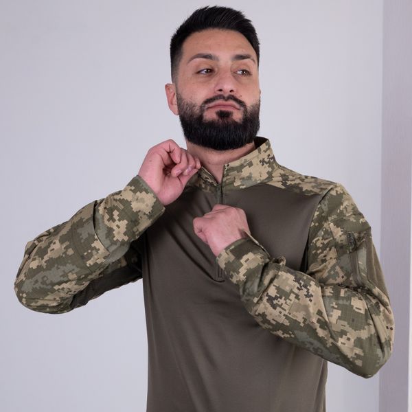 Тактична бойова сорочка Убакс Jersey олива, піксель M 2206115678 фото