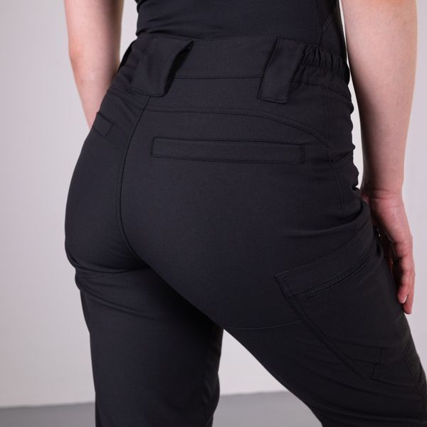 Тактические штаны MID FLEX ЛЕТО женские model 2, черные 3XS 82-1 фото